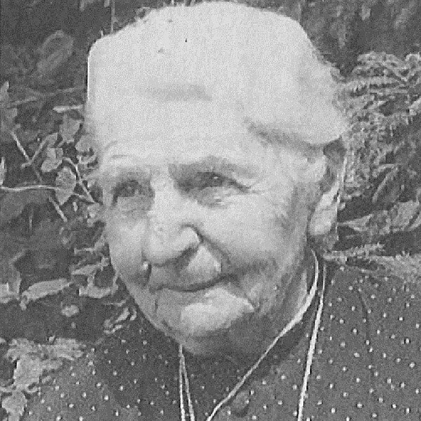 Schwarz-Weiß-Foto Ottilie Wunder-Riechers